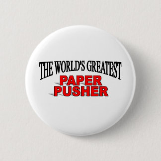 Chapa Redonda De 5 Cm El empujador de papel más grande del mundo