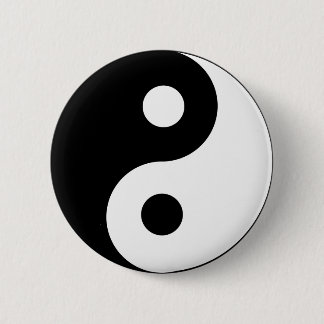 Chapa Redonda De 5 Cm El equilibrio Yin y Yang