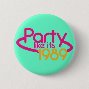 Chapa Redonda De 5 Cm El FIESTA como él es 1989