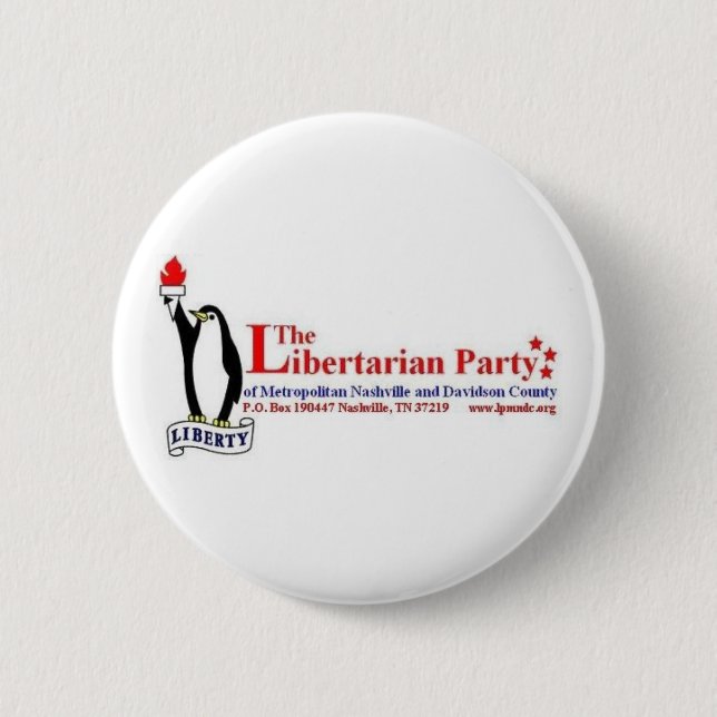 Chapa Redonda De 5 Cm El fiesta libertario (Anverso)