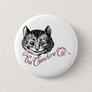 Chapa Redonda De 5 Cm El gato de Cheshire