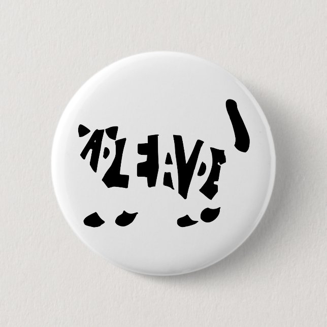 Chapa Redonda De 5 Cm El gato de Schrödinger (Anverso)