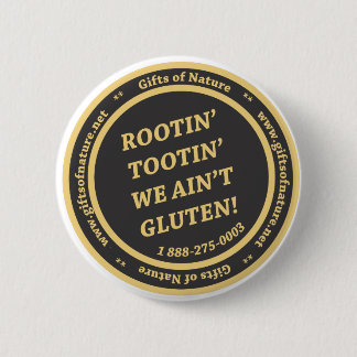 Chapa Redonda De 5 Cm El gluten libera lema