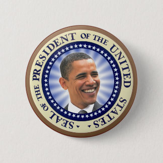Chapa Redonda De 5 Cm El gran sello del imán de Obama