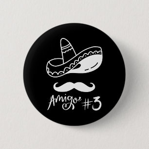 Chapa Redonda De 5 Cm El grupo Amigo #3 mexicano coincide con Cinco De M