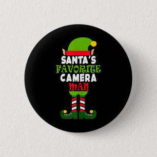 Chapa Redonda De 5 Cm El hombre de Camvibes favorito de Papá Noel Divert