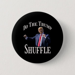 Chapa Redonda De 5 Cm El humor político de Trump se burla de la danza