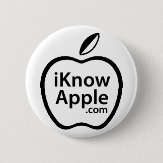 Chapa Redonda De 5 Cm el iKnow Apple abotona