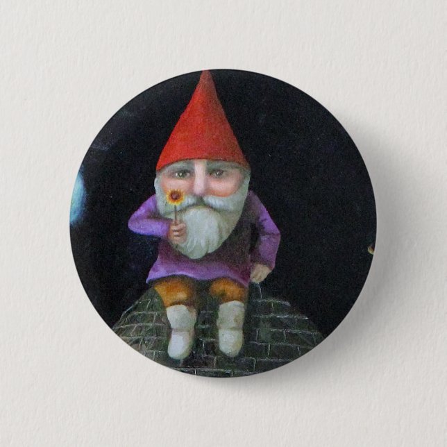 Chapa Redonda De 5 Cm El jardinero (Anverso)