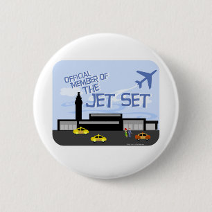 Chapa Redonda De 5 Cm ¡El jet set!
