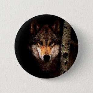 Chapa Redonda De 5 Cm El lobo fantasma