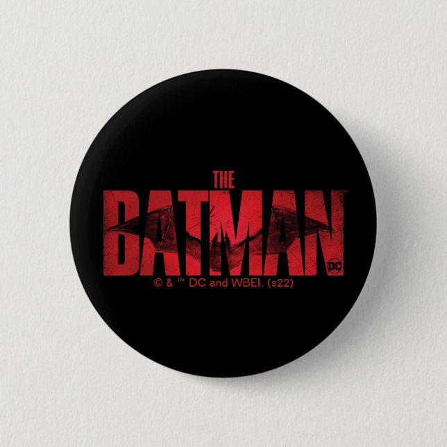 Chapa Redonda De 5 Cm El logo teatral de Batman (Anverso)