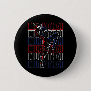 Chapa Redonda De 5 Cm El luchador Muay Thai Sports Martial Arts Mma Tail