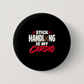 Chapa Redonda De 5 Cm El manejo del stick es cardio para jugadores de ho