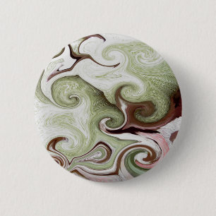 Chapa Redonda De 5 Cm El mar limpia las bolas blancas rosadas verdes de