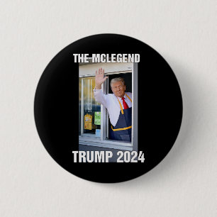 Chapa Redonda De 5 Cm El Mclegend Trump