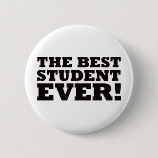 Chapa Redonda De 5 Cm El mejor estudiante nunca