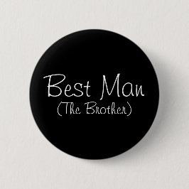 Chapa Redonda De 5 Cm El Mejor Hombre (El Hermano) Pin