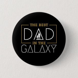 Chapa Redonda De 5 Cm El mejor papá de la galaxia