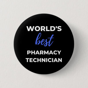 Chapa Redonda De 5 Cm El mejor técnico de farmacia del mundo