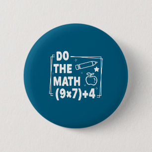 Chapa Redonda De 5 Cm El Meme de Matemáticas 67 Pemdas Elemental