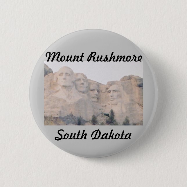 Chapa Redonda De 5 Cm El monte Rushmore (Anverso)