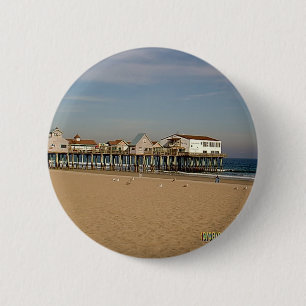 Chapa Redonda De 5 Cm El muelle de Old Orchard Beach