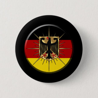 Chapa Redonda De 5 Cm El mundo de Alemania Fussball Deutschland defiende