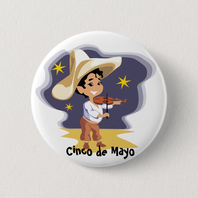 Chapa Redonda De 5 Cm El músico - (Anverso)