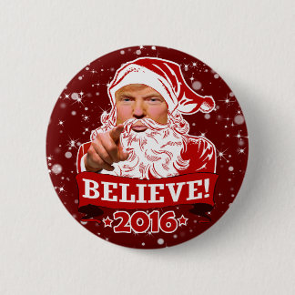Chapa Redonda De 5 Cm El navidad de presidente Donald Trump cree