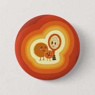 Chapa Redonda De 5 Cm El origen del bebé de la galleta