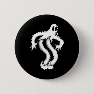 Chapa Redonda De 5 Cm El Payaso Fantasma Tembloroso Espeluznante Blackwo