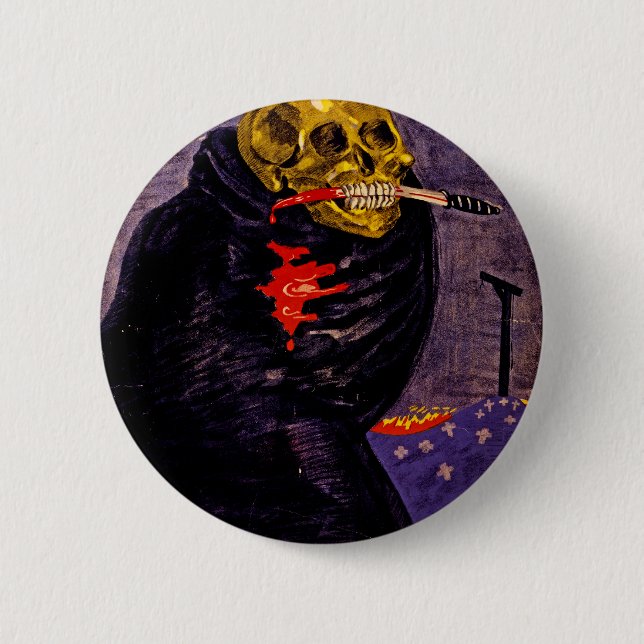 Chapa Redonda De 5 Cm El peligro del bolchevismo (Anverso)