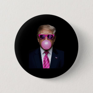 Chapa Redonda De 5 Cm El presidente Fu votó por Trump como presidente de