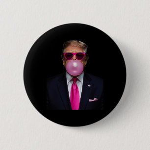 Chapa Redonda De 5 Cm El presidente Fu votó por Trump como presidente de
