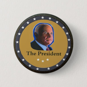 Chapa Redonda De 5 Cm El presidente: John McCain