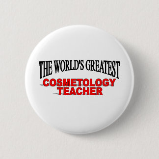 Chapa Redonda De 5 Cm El profesor más grande de la cosmetología del
