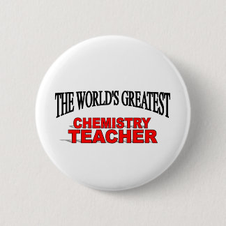 Chapa Redonda De 5 Cm El profesor más grande de la química del mundo