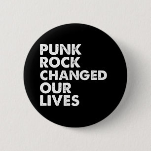 Chapa Redonda De 5 Cm El punk rock cambió nuestras vidas