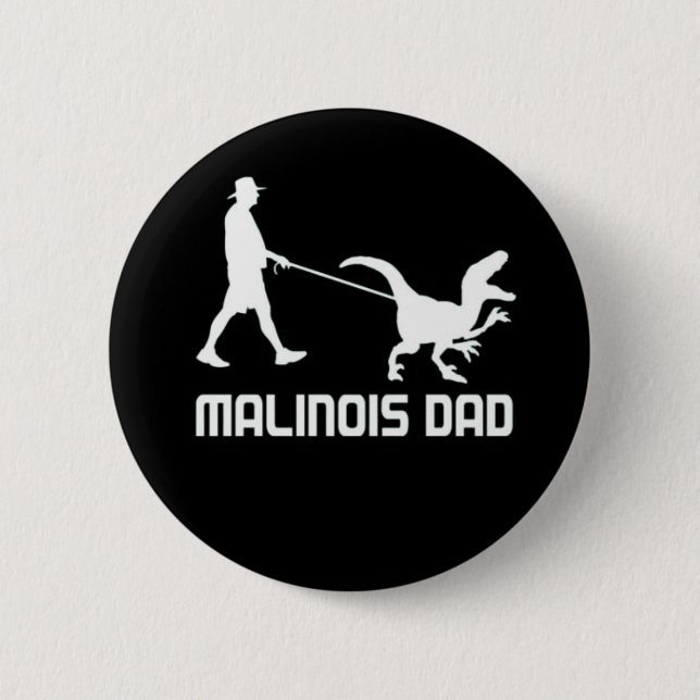 Chapa Redonda De 5 Cm El regalo divertido de los dinosaurios malineses d (Anverso)