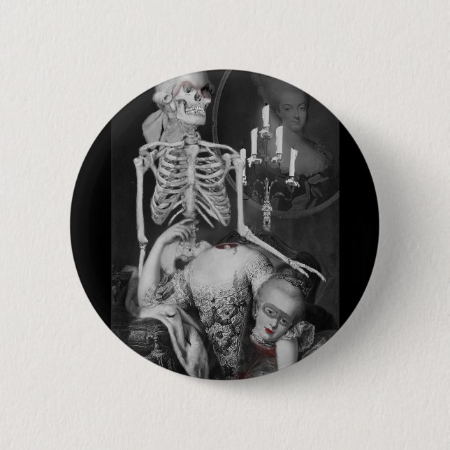 Chapa Redonda De 5 Cm El retrato (Anverso)