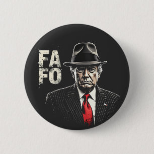 Chapa Redonda De 5 Cm El retro estadounidense Donald Trump FAFO Patriota