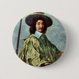 Chapa Redonda De 5 Cm El secretario Séguier la entrada de Louis Xiv
