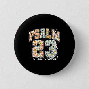 Chapa Redonda De 5 Cm El Señor Es Mi Pastor Salmo 23 Biblia Cristiana V