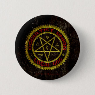 CHAPA REDONDA DE 5 CM EL SINDICATO LOCAL 666 DEL OCCULTIST    019