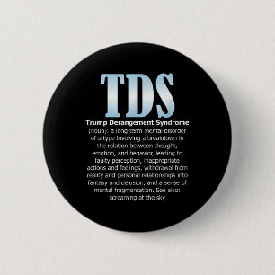 Chapa Redonda De 5 Cm El síndrome de desangre de Trump en Tds Divertido