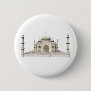 Chapa Redonda De 5 Cm El Taj Mahal: modelo 3D: