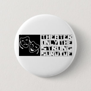 Chapa Redonda De 5 Cm El teatro sobrevive