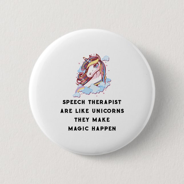 Chapa Redonda De 5 Cm El terapeuta de discurso es como logopedia de los (Anverso)