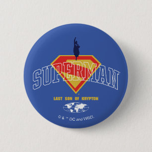 Chapa Redonda De 5 Cm El último hijo del emblema de Krypton